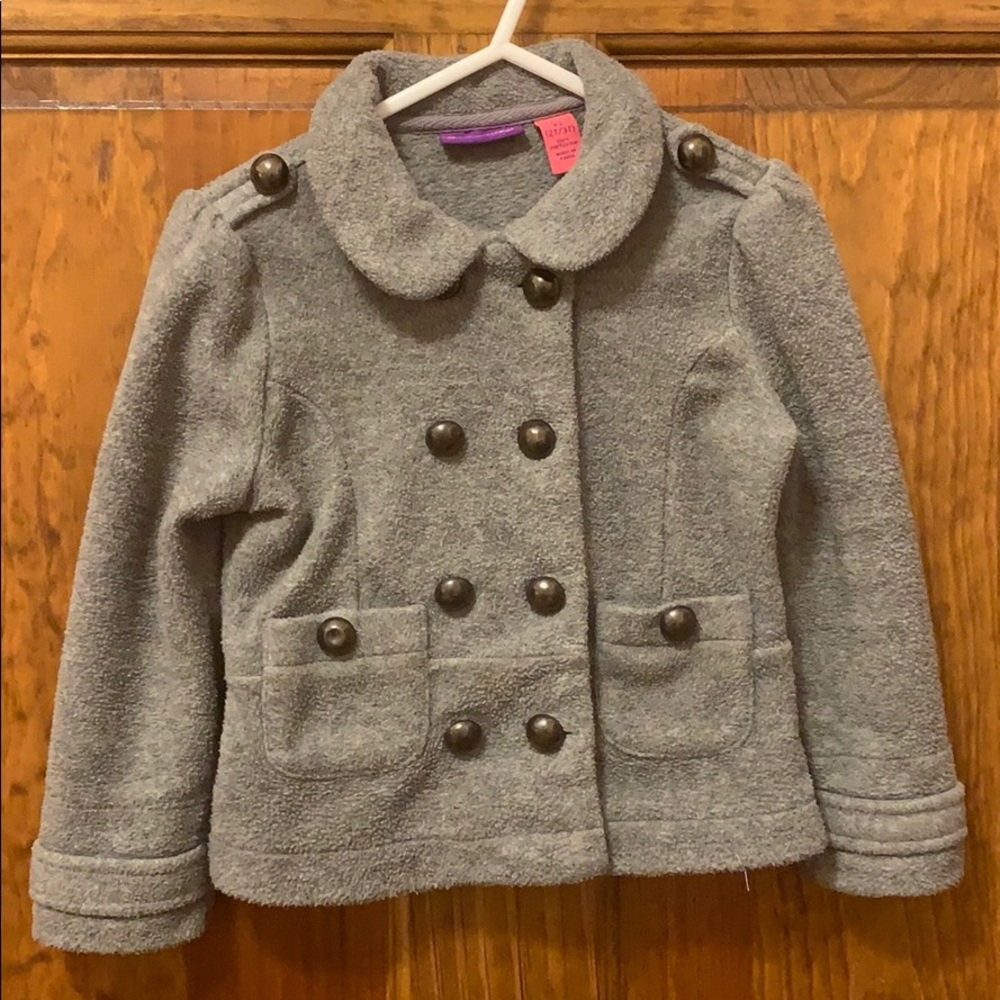 2T/3T gray pea coat